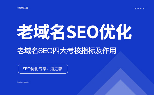 老域名SEO優(yōu)化四大考核指標(biāo)及作用